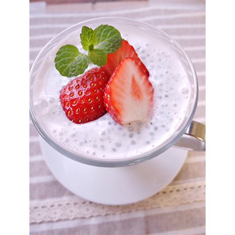 【濃いアーモンドミルクレシピ】アーモンドミルクチアシード