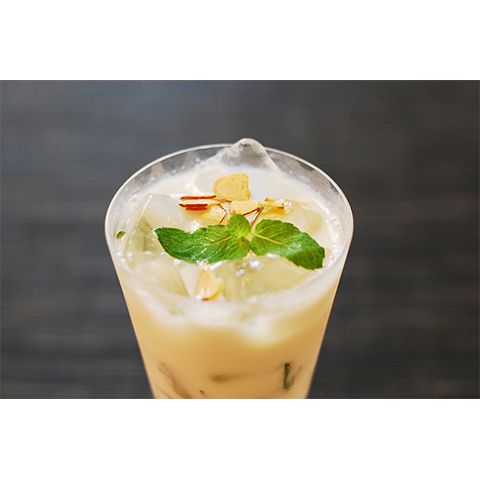 【濃いアーモンドミルクレシピ】アーモンドミルクモヒート