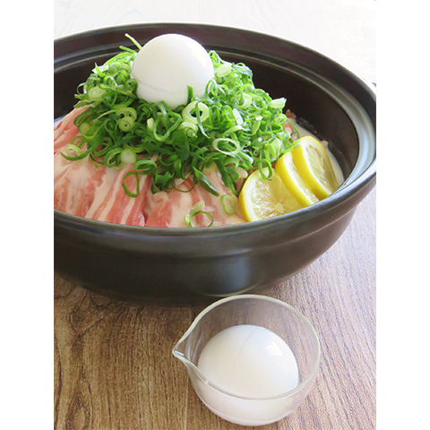 【濃いアーモンドミルクレシピ】豚バラのアーモンドミルク鍋　アーモンドミルクコラーゲンボール