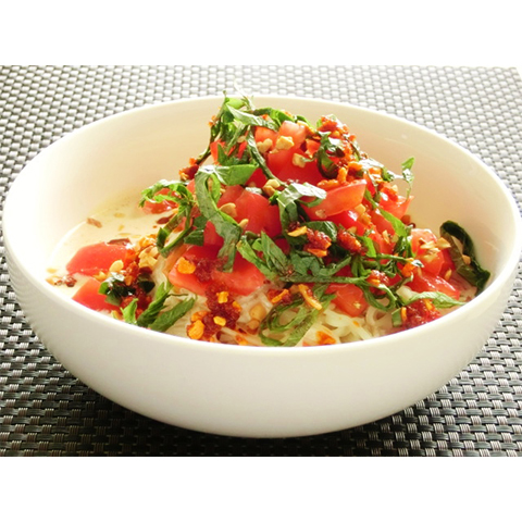 【濃いアーモンドミルクレシピ】アーモンドミルクダレの冷やし中華