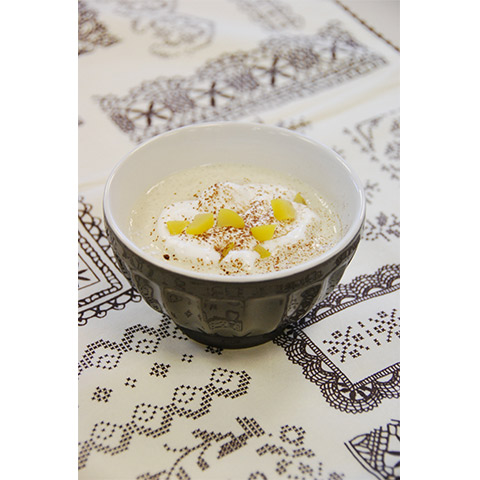 【濃いアーモンドミルクレシピ】ほっと！ラムマロン＆アーモンドミルク（富田先生レシピ）