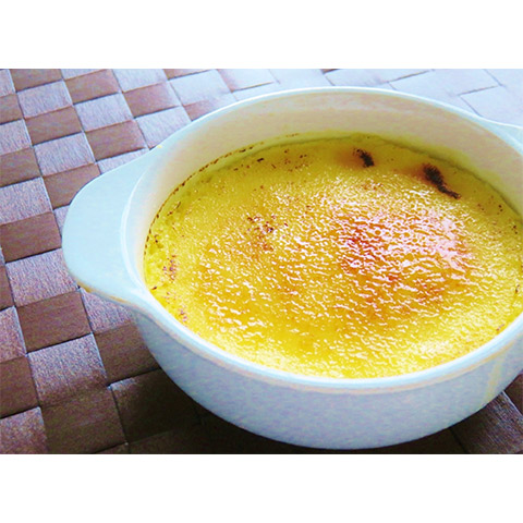 【濃いアーモンドミルクレシピ】アーモンドミルクとさつまいものブリュレ