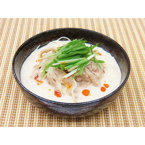 【濃いアーモンドミルクレシピ】アーモンドミルクそうめん