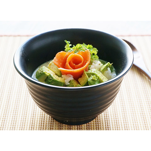 【濃いアーモンドミルクレシピ】アーモンドミルクの出汁かけごはん(洋風)