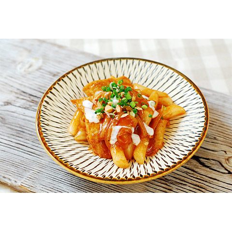 【濃いアーモンドミルクレシピ】アーモンドミルクのトッポギ