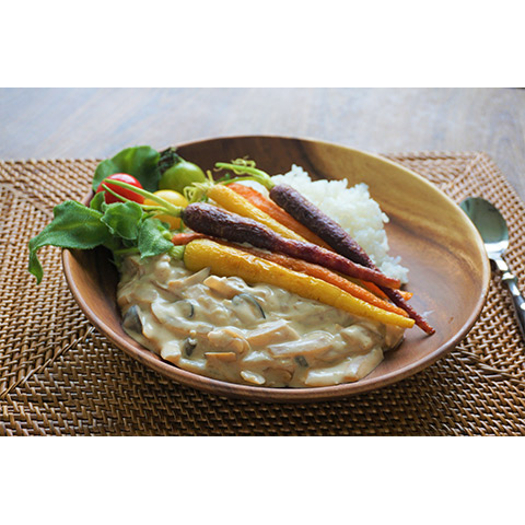 【濃いアーモンドミルクレシピ】ヴィーガン仕様ホワイトカレー