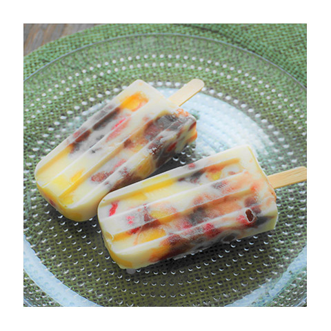 【濃いアーモンドミルクレシピ】アーモンドミルクのアイスキャンディー