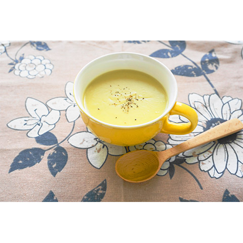 【濃いアーモンドミルクレシピ】さつまいものアーモンドミルクポタージュ