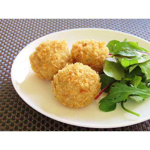 【濃いアーモンドミルクレシピ】アーモンドミルクの玄米ライスコロッケ（マクロビオティック料理家・小川原先生　考案レシピ）